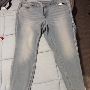 High rise wow skinny jeans